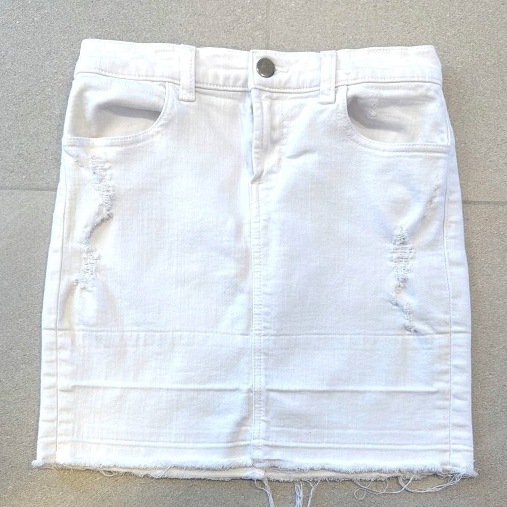 J Brand White Denim Skirt!